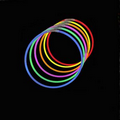 22" Glow Stick Necklaces Assorted Mixed Colors